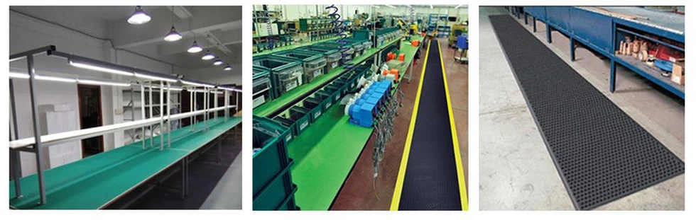 Anti-static rubber mat application Anti-static rubber mat application